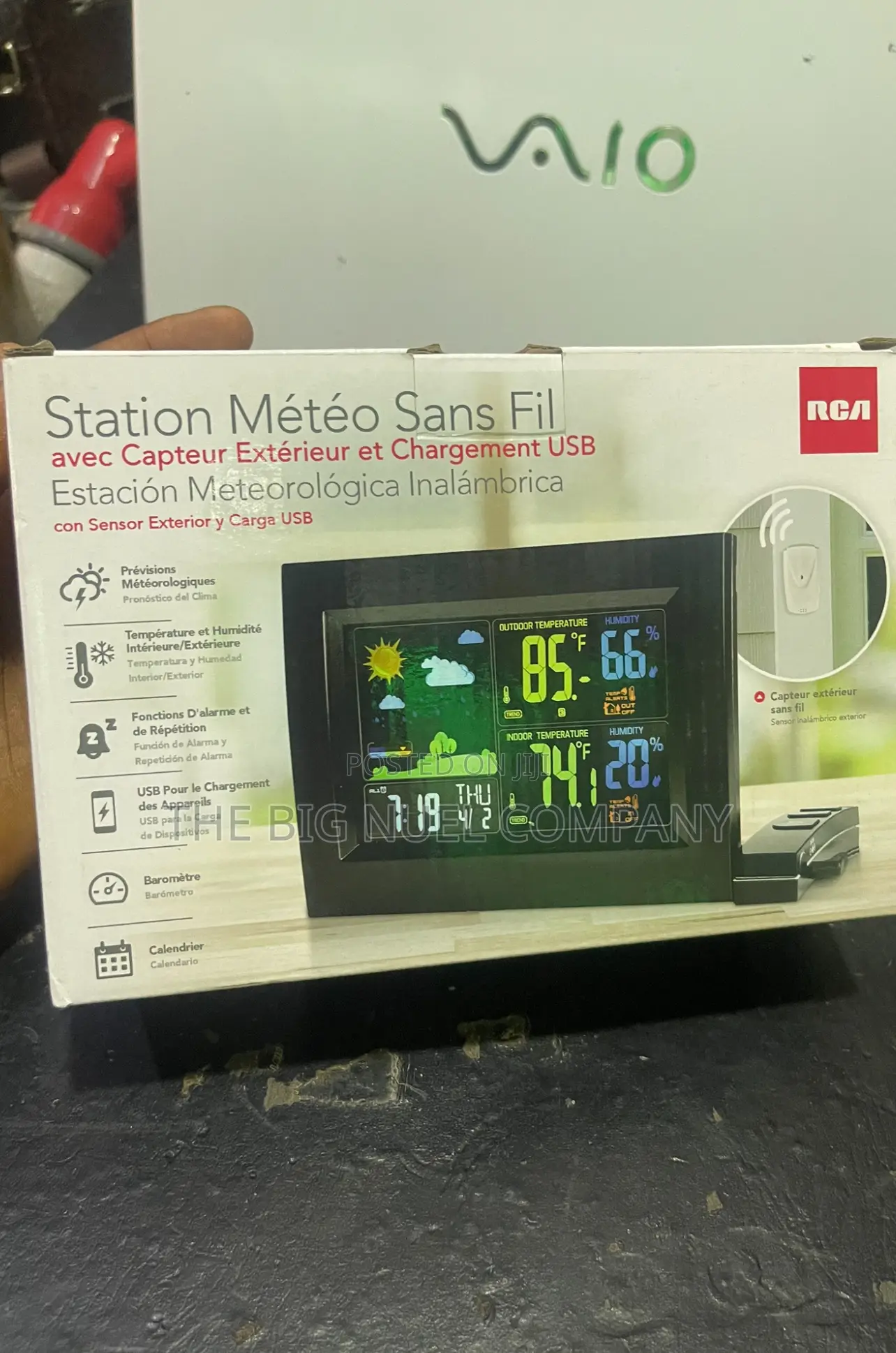 Wireless Weather Station With Outdoor Sensor Andusb Charging