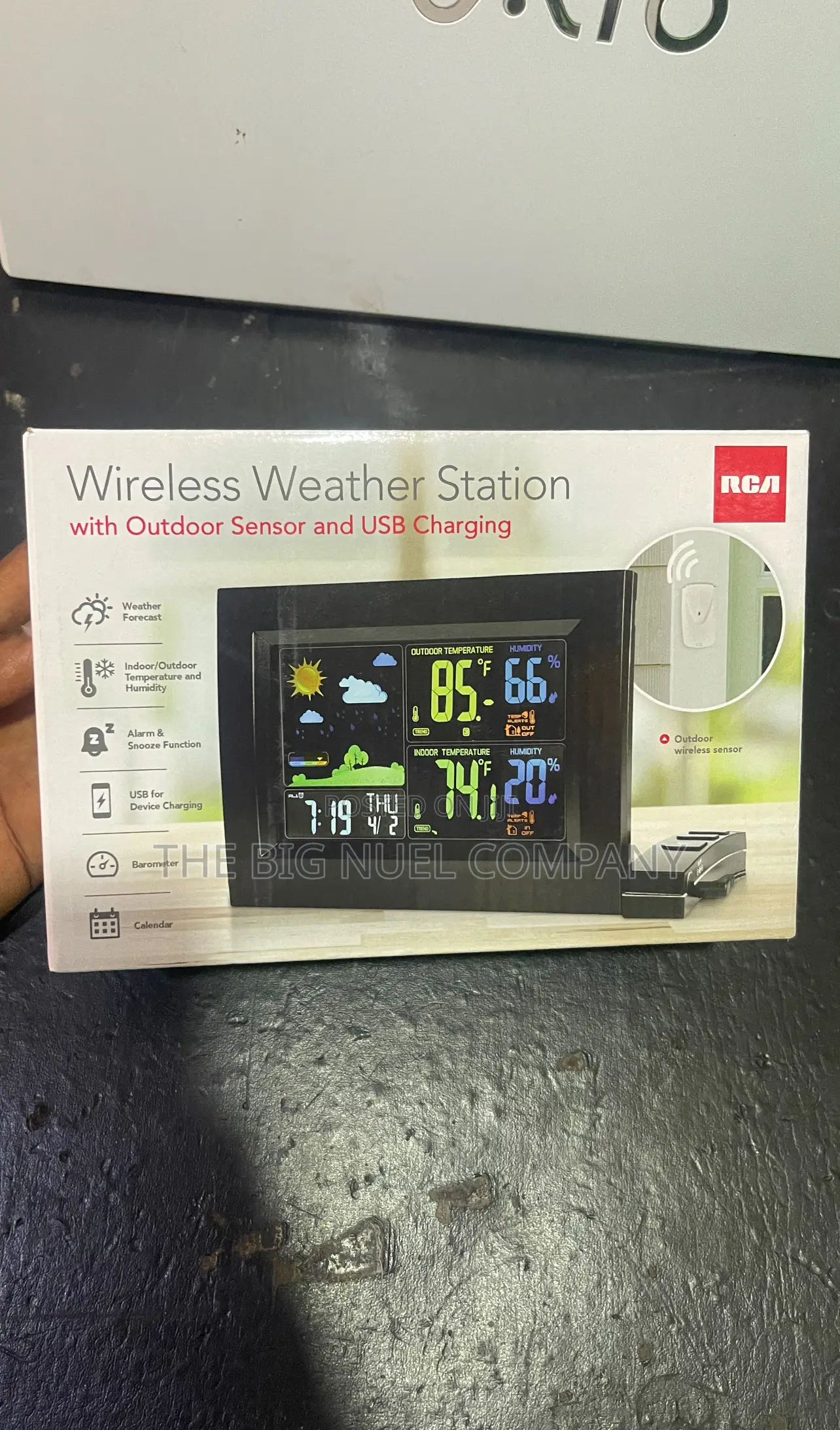 Wireless Weather Station With Outdoor Sensor Andusb Charging