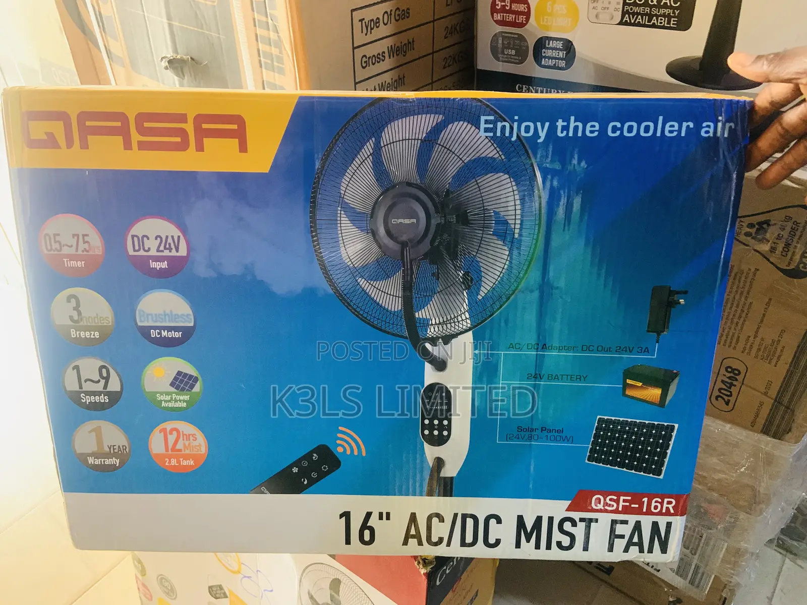 16 Ac/Dc Mist Fan