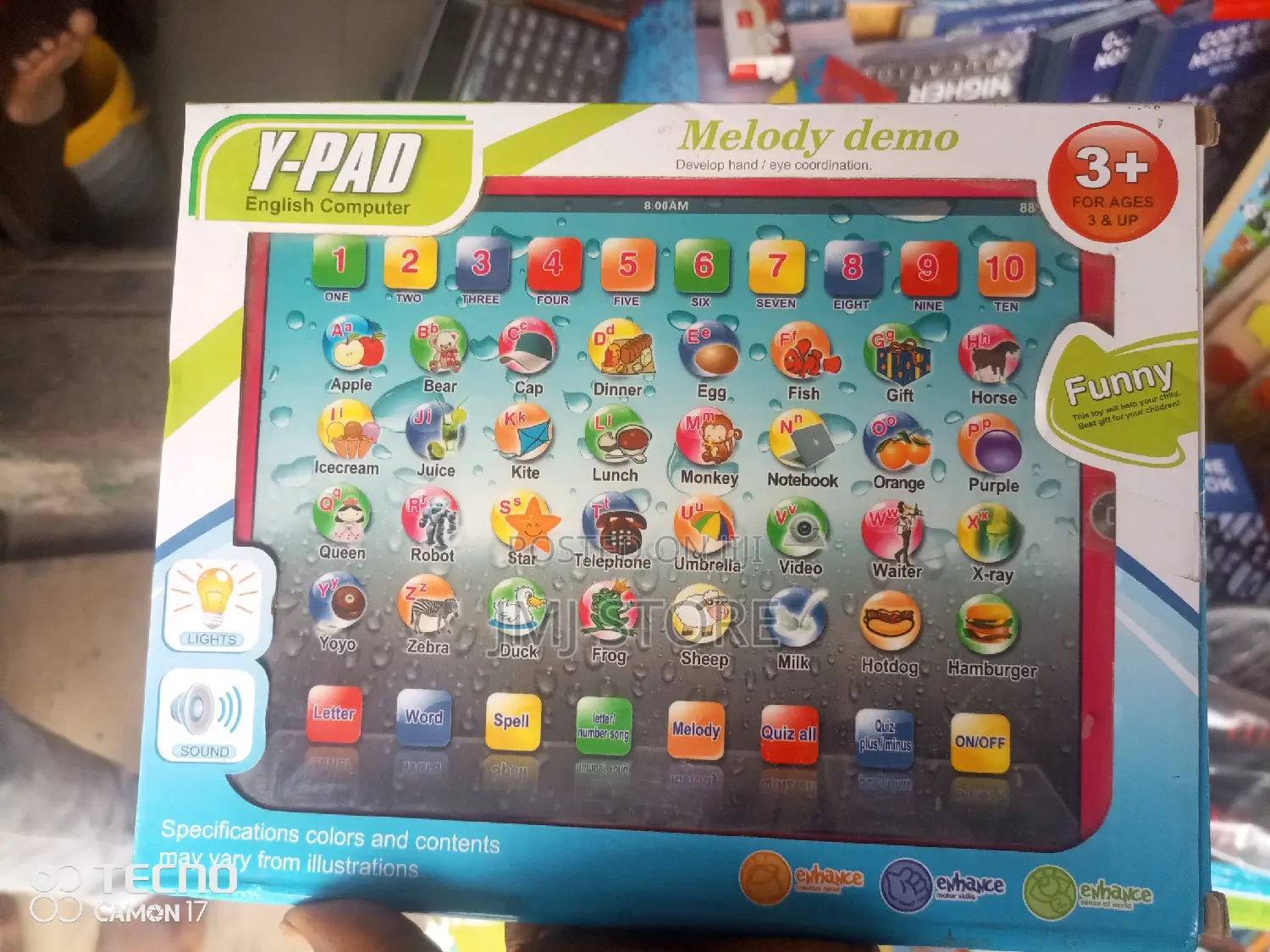 Y - Pad Kids Educational Touch Screen Pad - Blue