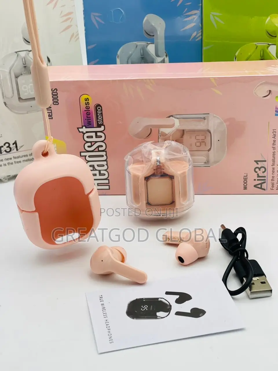 Wireless Earbuds|Grde Earbuds|Bluetooth. With Pouch