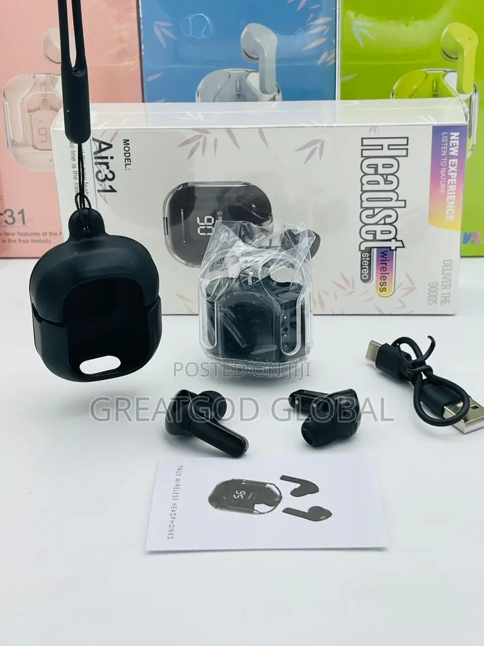 Wireless Earbuds|Grde Earbuds|Bluetooth. With Pouch