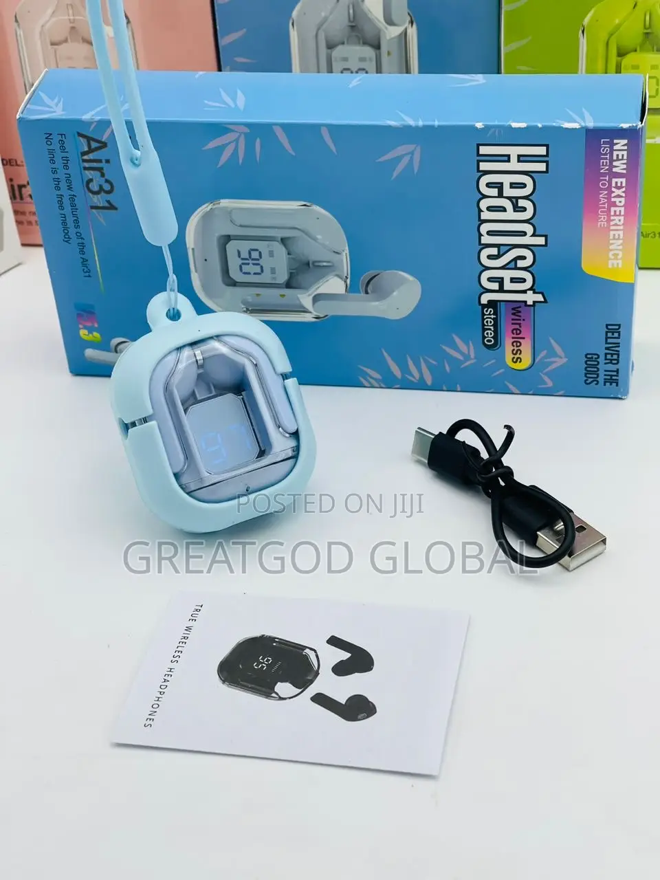 Wireless Earbuds|Grde Earbuds|Bluetooth. With Pouch