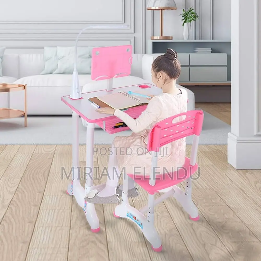 Kids Adjustable Study Table and Chair Set