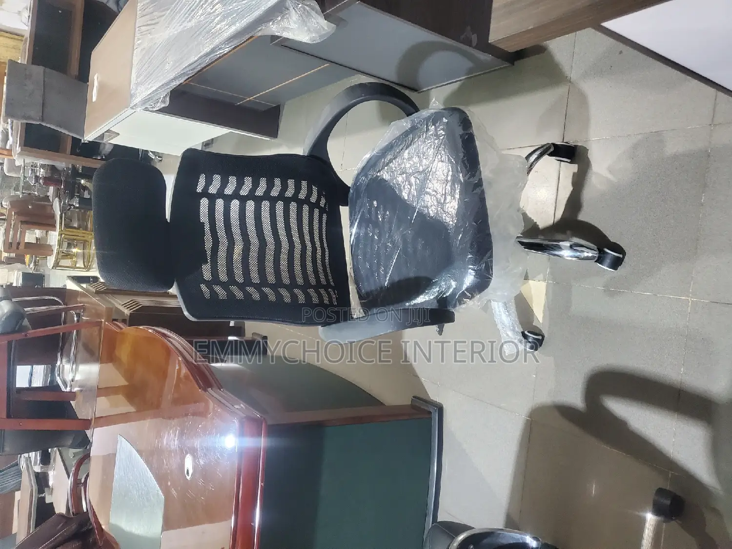 Office Swivel Chair Mesh With Headrest