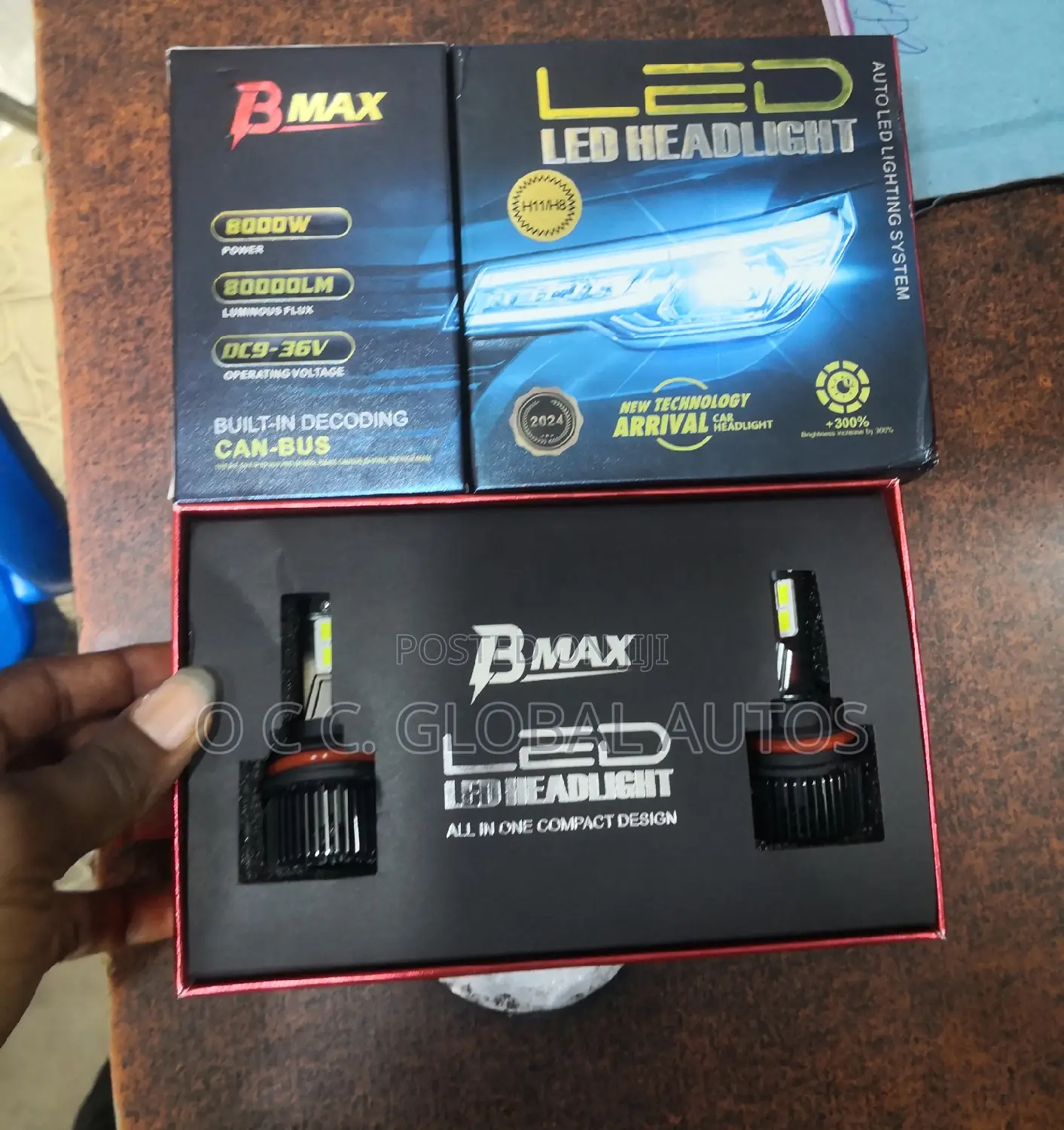 Headlamp Bulb 9005 LED 8000w