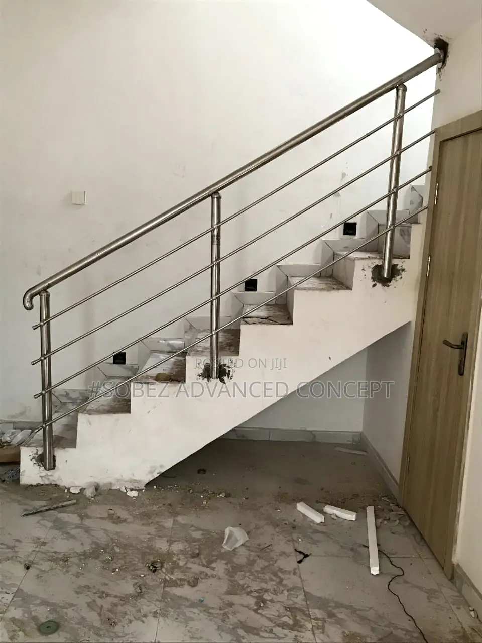 Stair Case Handrail Installation