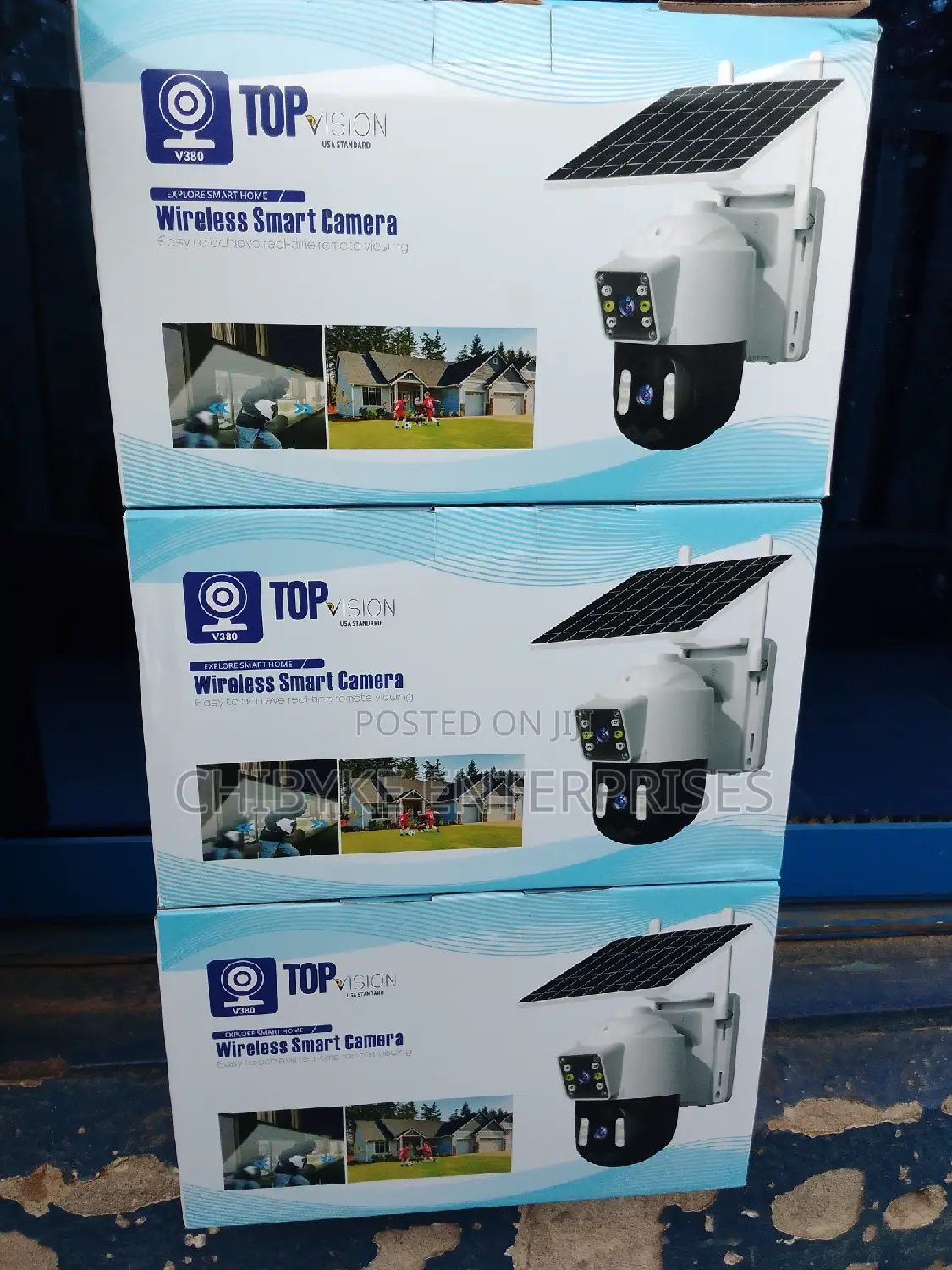 Top Vission 4g Double Lens Solar PTZ Camera ( V380 App )
