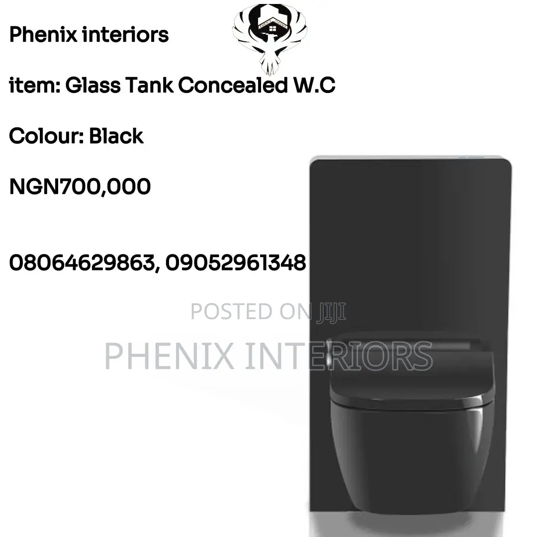 Glass Tank Wall Hung Water Closet