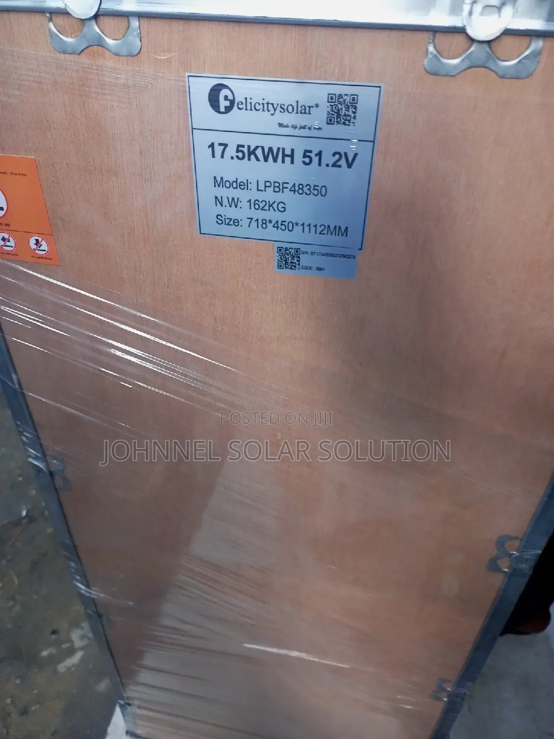 17.5kwh 51.2V Felicity Lithium Ion Battery
