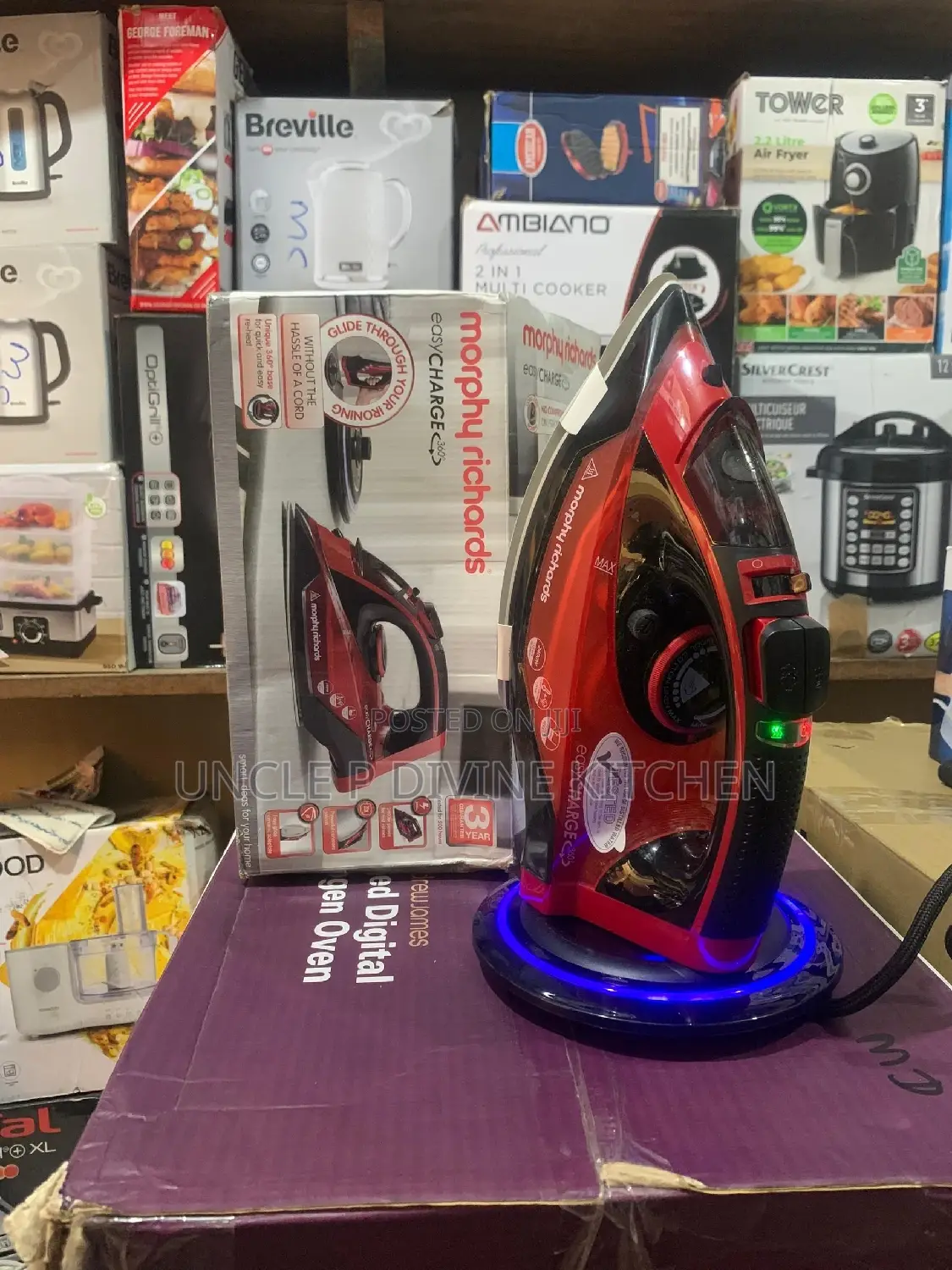 Murphy Richard Easy Charge 2in1 Cordless Steam Iron