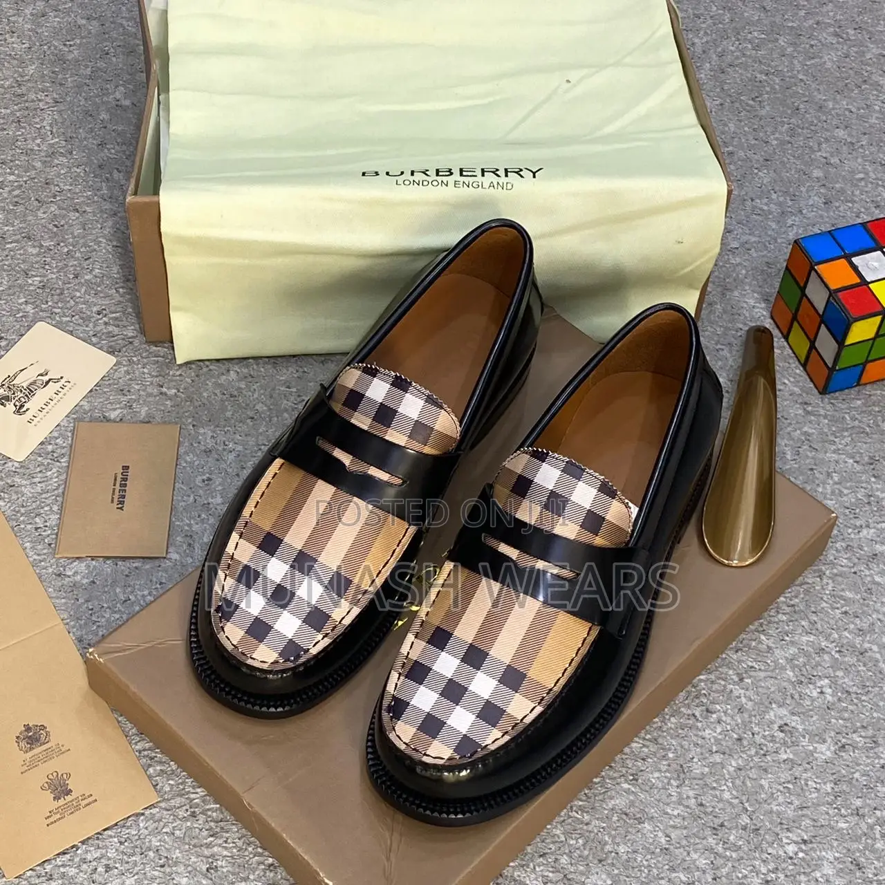 Italian Burberry Shoe