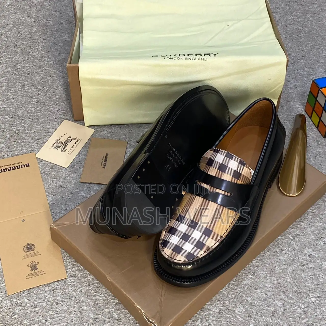 Italian Burberry Shoe