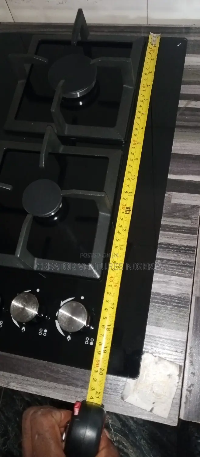 Table Gas Cabinet ,4 by 4 Glass Built-in Gas Cooker