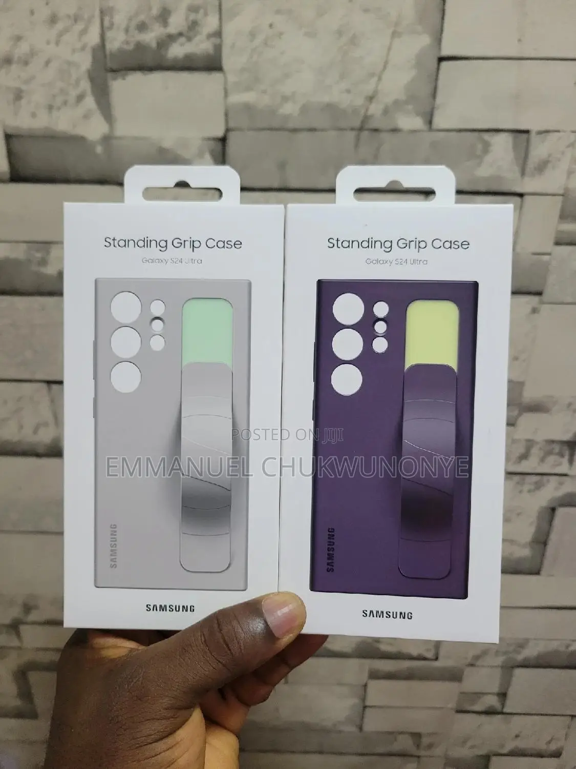 Samsung Galaxy S24 Ultra Case With Standing Grip Handle