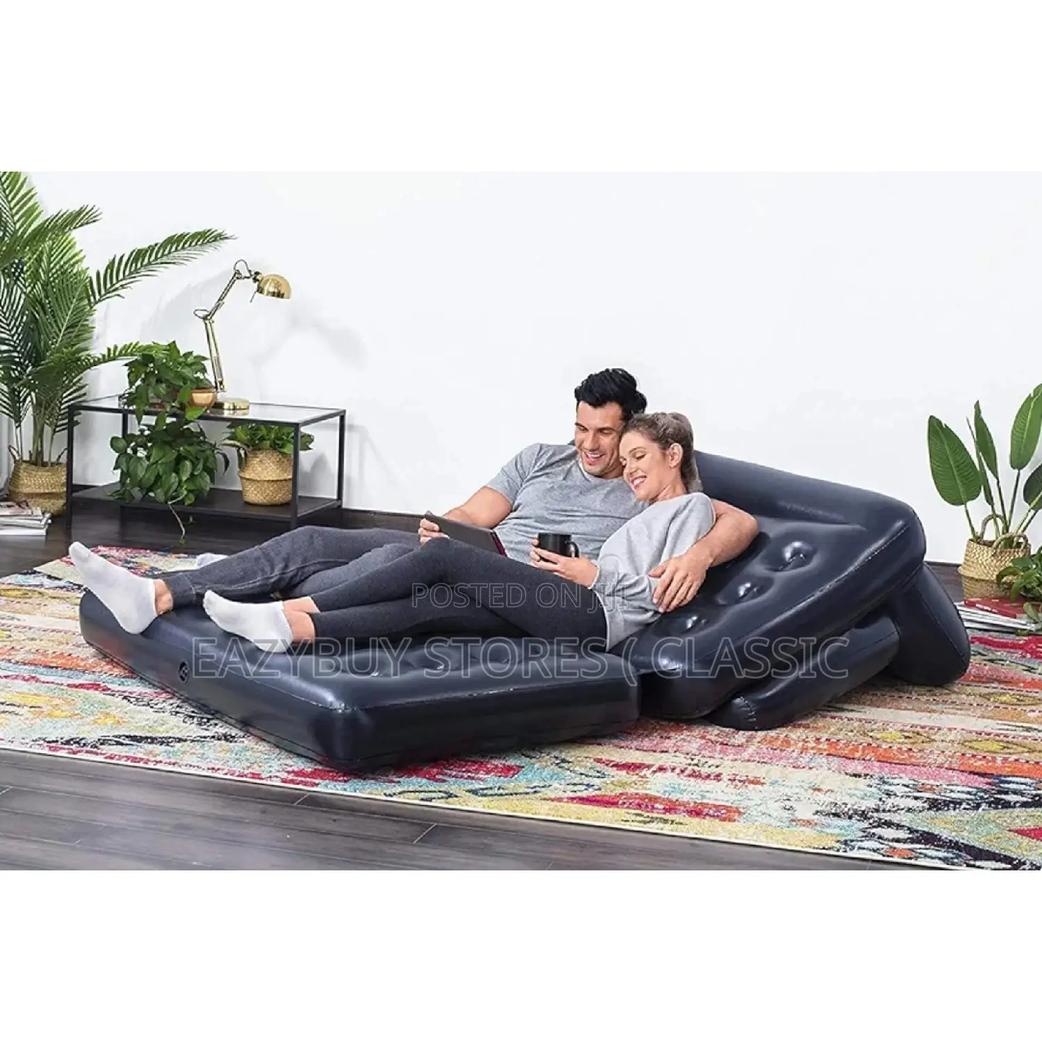 Air Sofa Bed 5 in 1 Inflatable Couch With Electric Pump