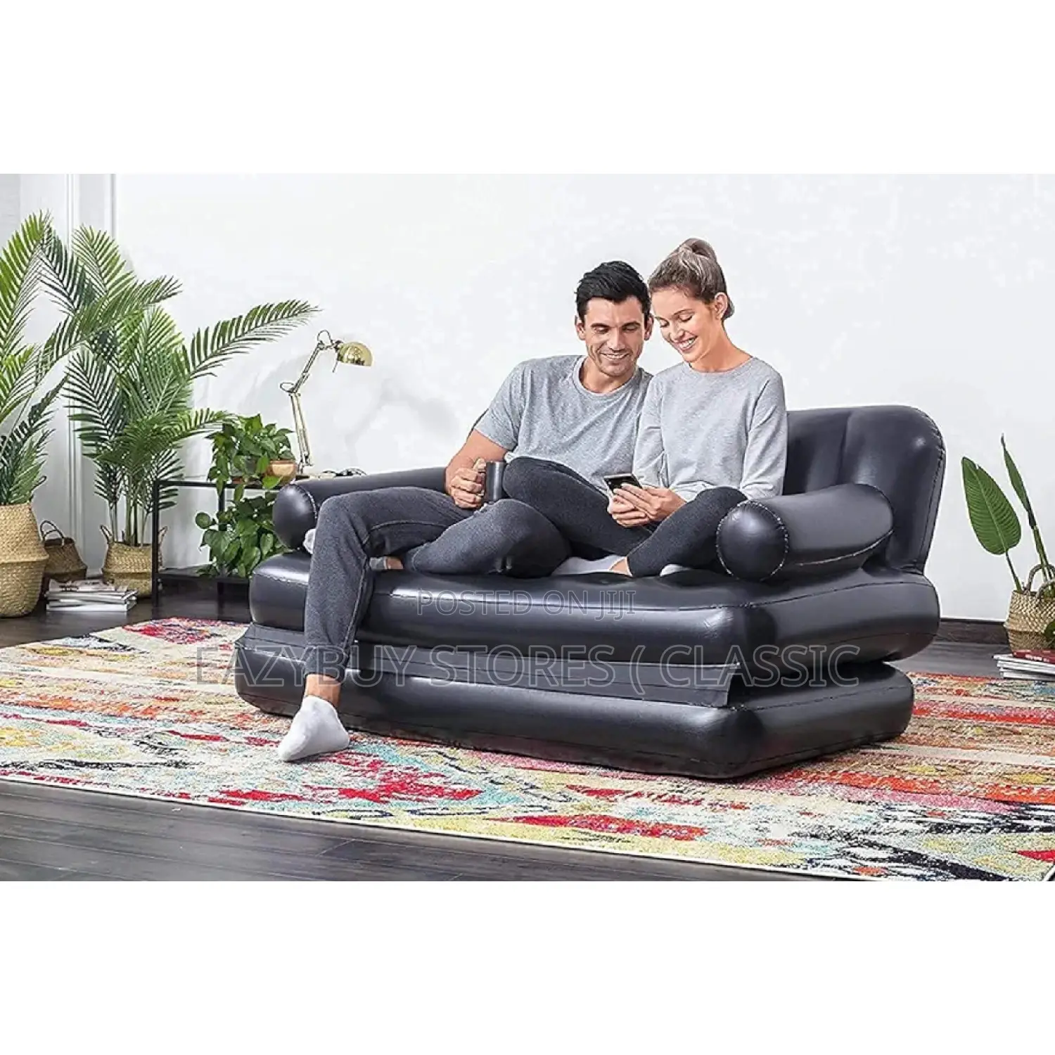 Air Sofa Bed 5 in 1 Inflatable Couch With Electric Pump