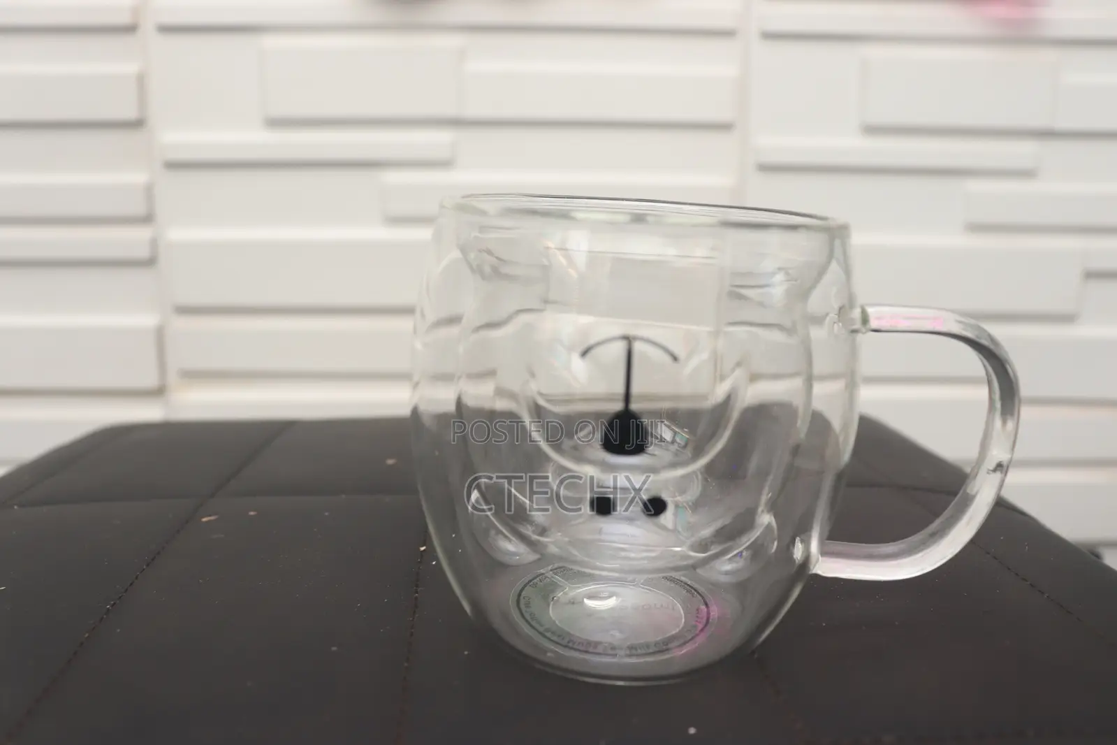 Coffee Cup Heat Resistant Double Wall Glass Whiskey Tea Cups