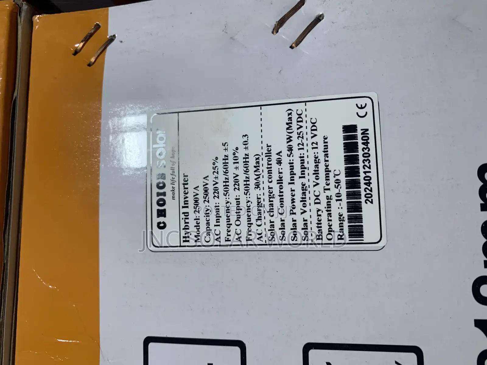 2.5kva/24v Choice Inverter Hybrid