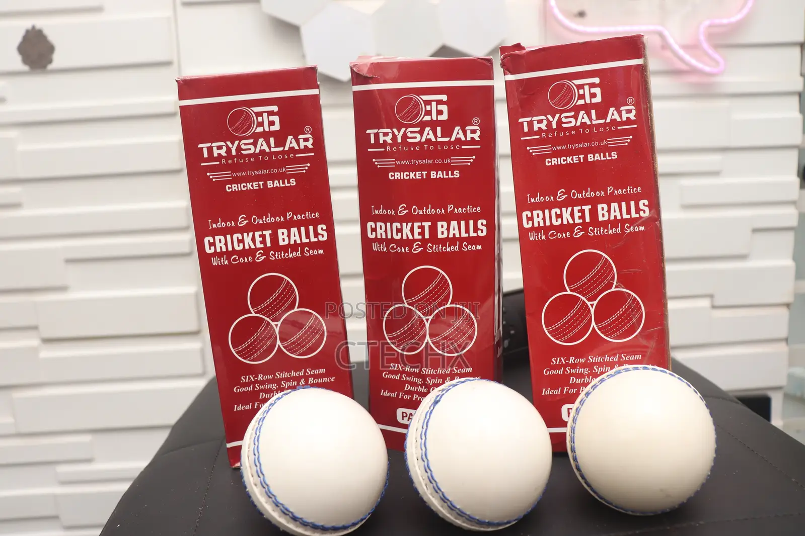 Cricket Ball Rubber for Training, Coaching. Set of 3