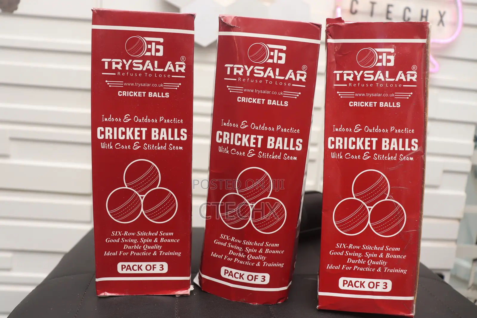 Cricket Ball Rubber for Training, Coaching. Set of 3
