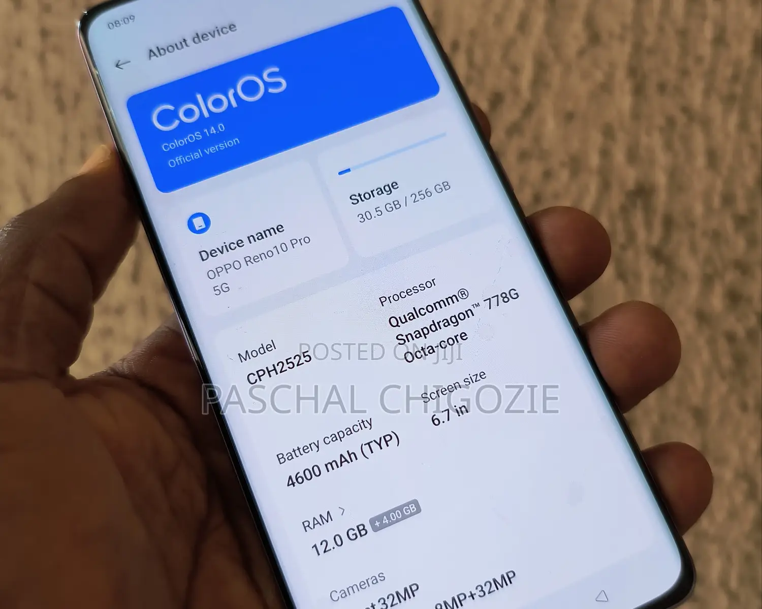 New Oppo Reno10 Pro 256 GB Pink