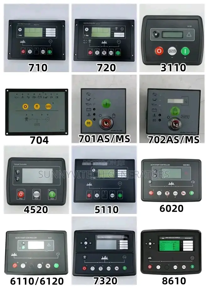 10 Kva to 500kva All Type of Model Control Perkins. Cat