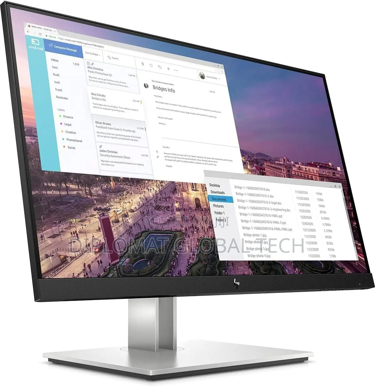 Hp E23 G4 23" Business Full Hd Monitor - 1920 X 1080 Full Hd