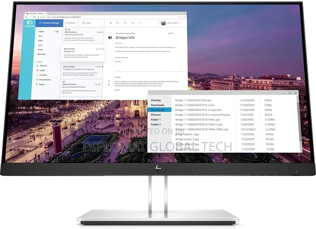 Hp E23 G4 23" Business Full Hd Monitor - 1920 X 1080 Full Hd