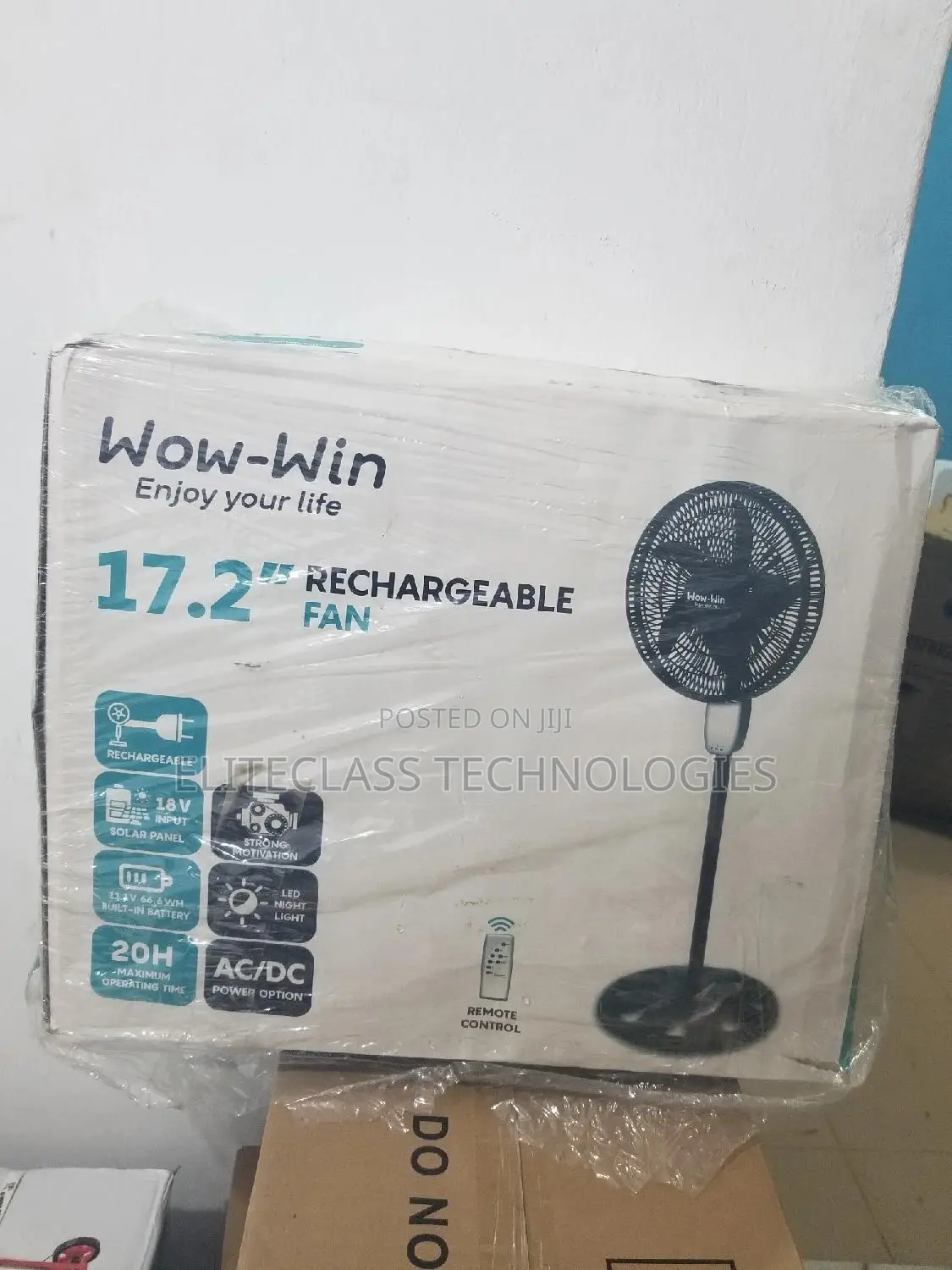 Original Wow-Win Rechargeable Fan