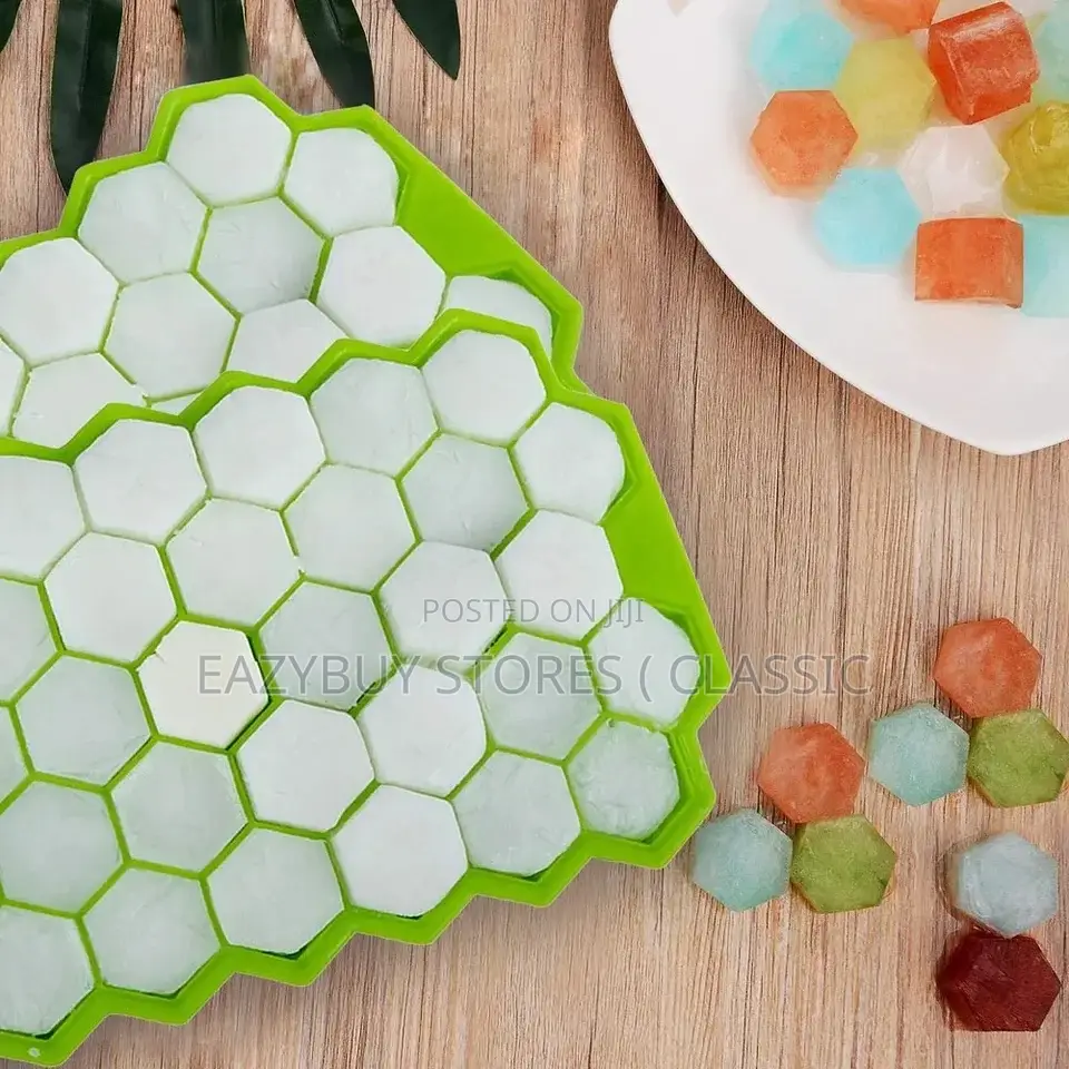 Silicone,Ice Cube Moulds Maker 37 Cavity Silicon Ice Tray