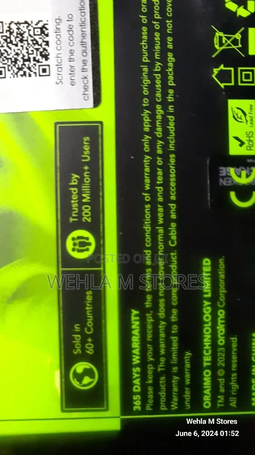 Oraimo Cannon 3 Mini Android Charger