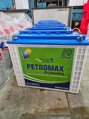 220ah PETROMAX Tall Tubler Battery