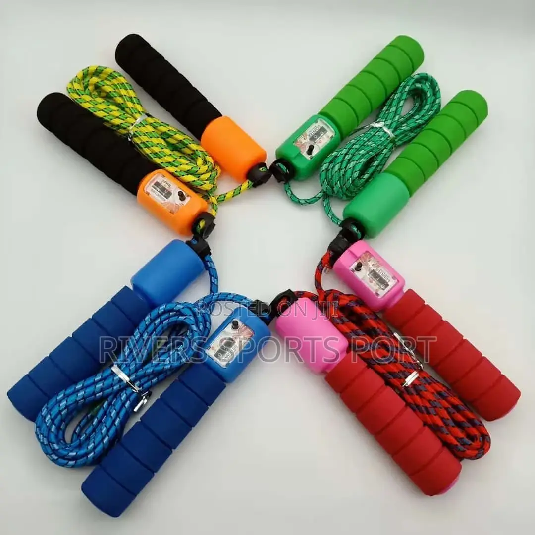 Jump Rope With Counter Sports Fitness Adjustable Rope