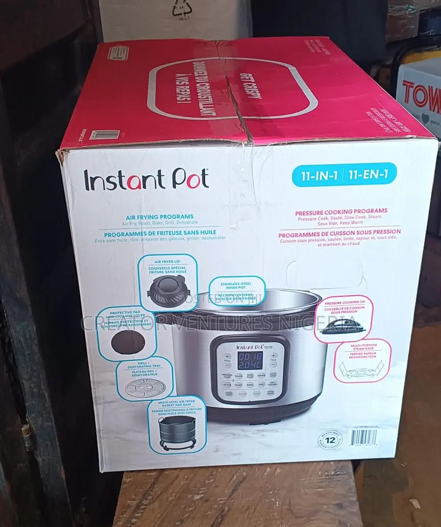 Air Fryer Instant Pot 11 in 1 Pressure Cooker,Roast,Bake,Etc