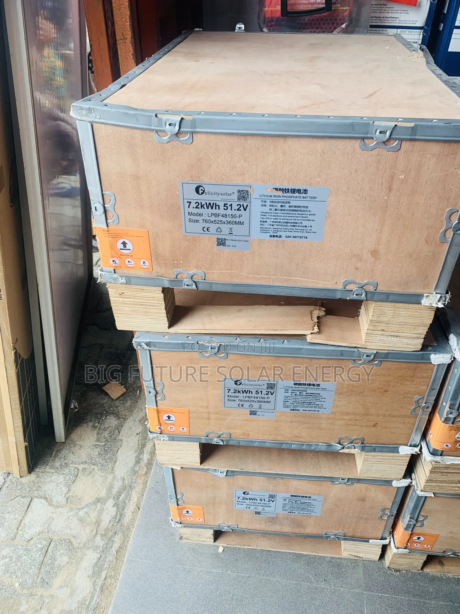 Felicity Lithium Battery 7.2kwh 51.2V