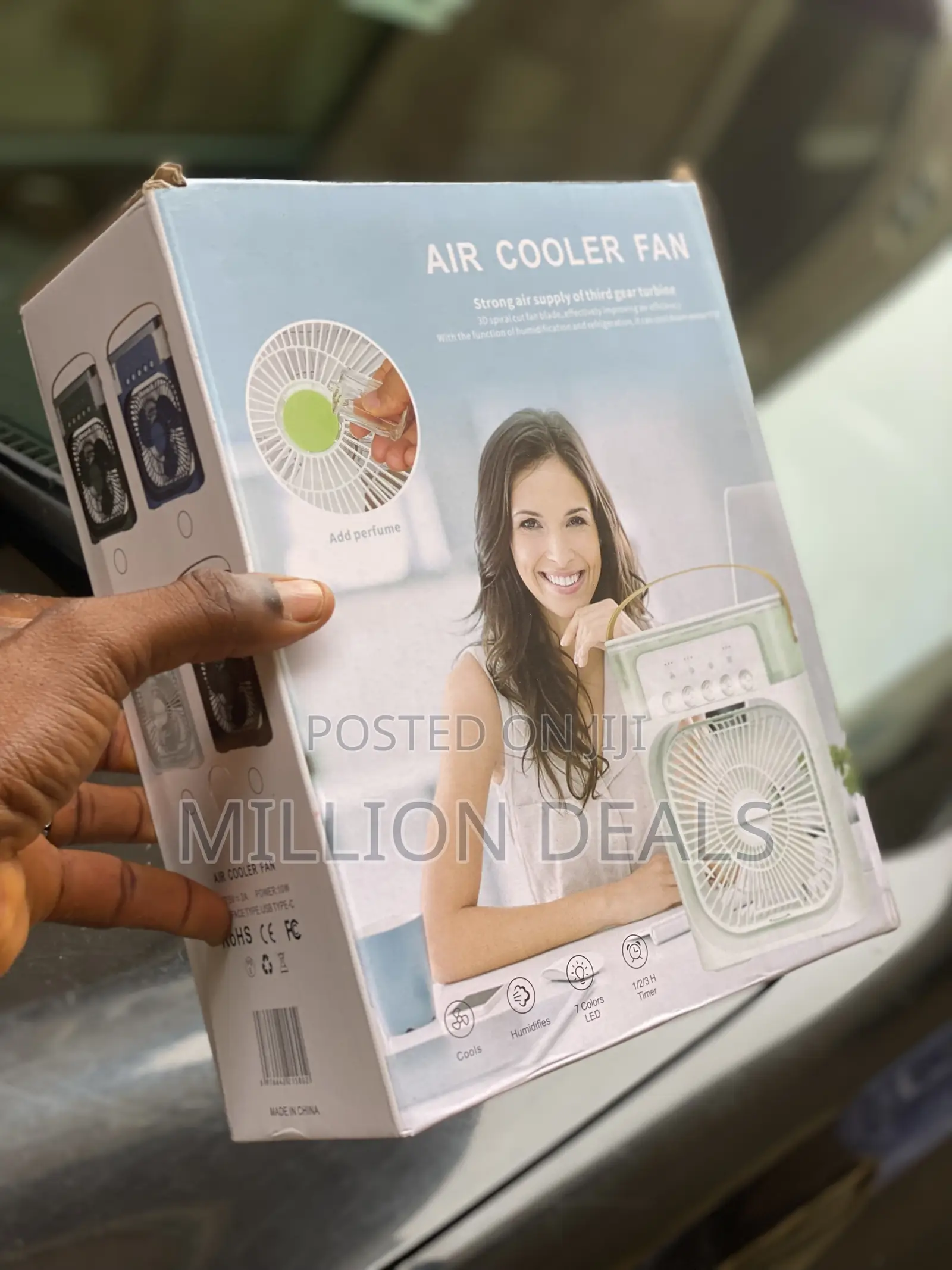 Desktop Electric Fan Air Cooler Water