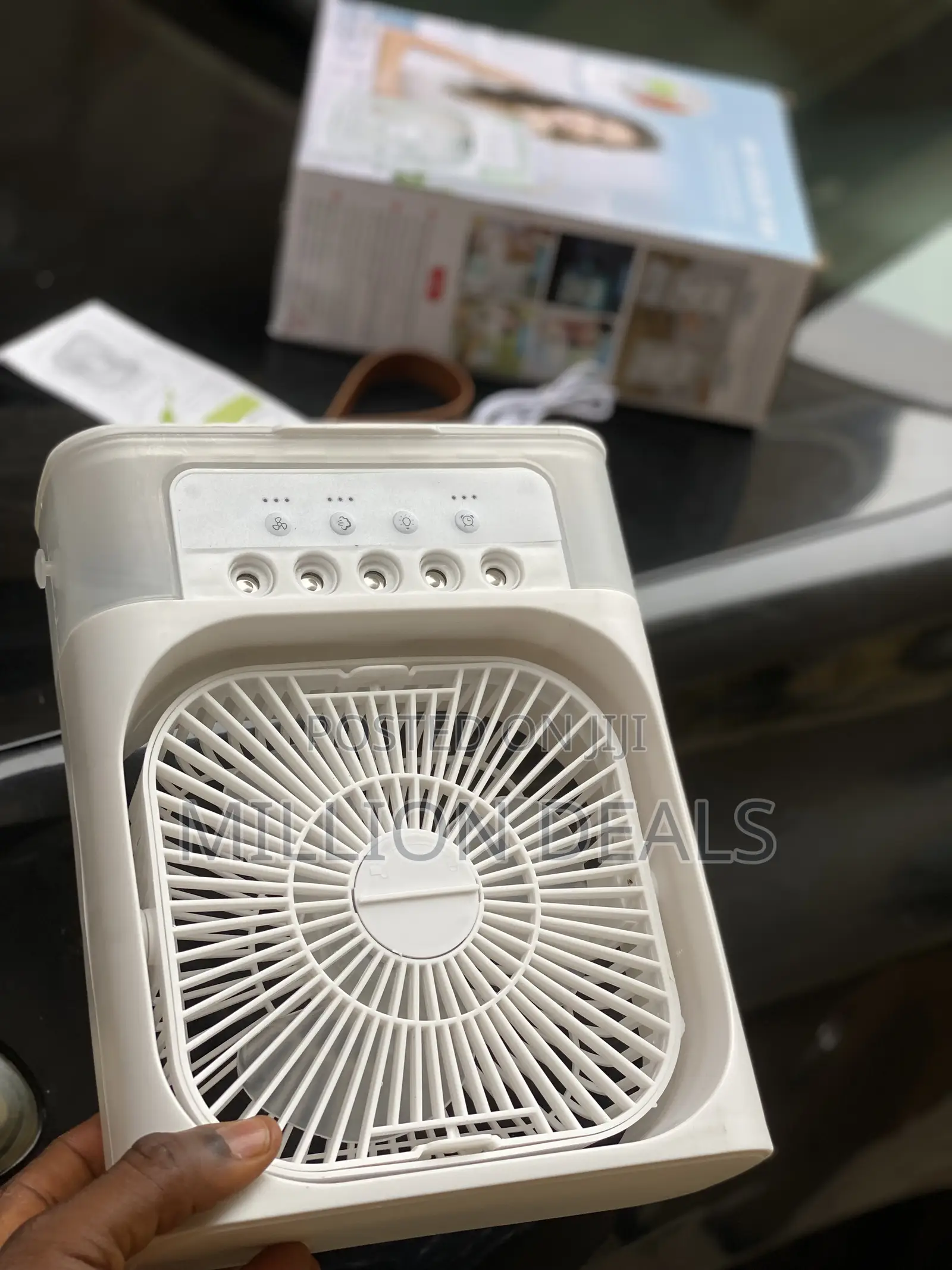 Desktop Electric Fan Air Cooler Water