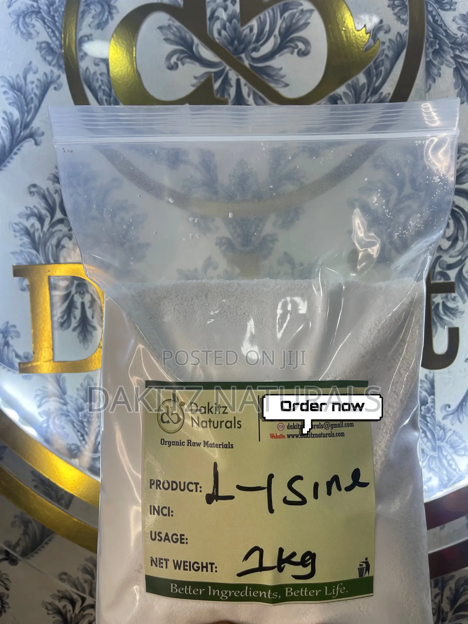 L-Lysine Powder Food Grade 1kg