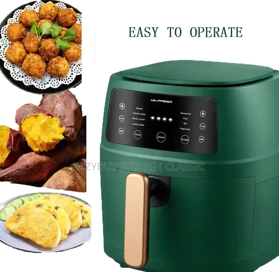 8L Silver Crest Air Fryer With LCD Touchscreen