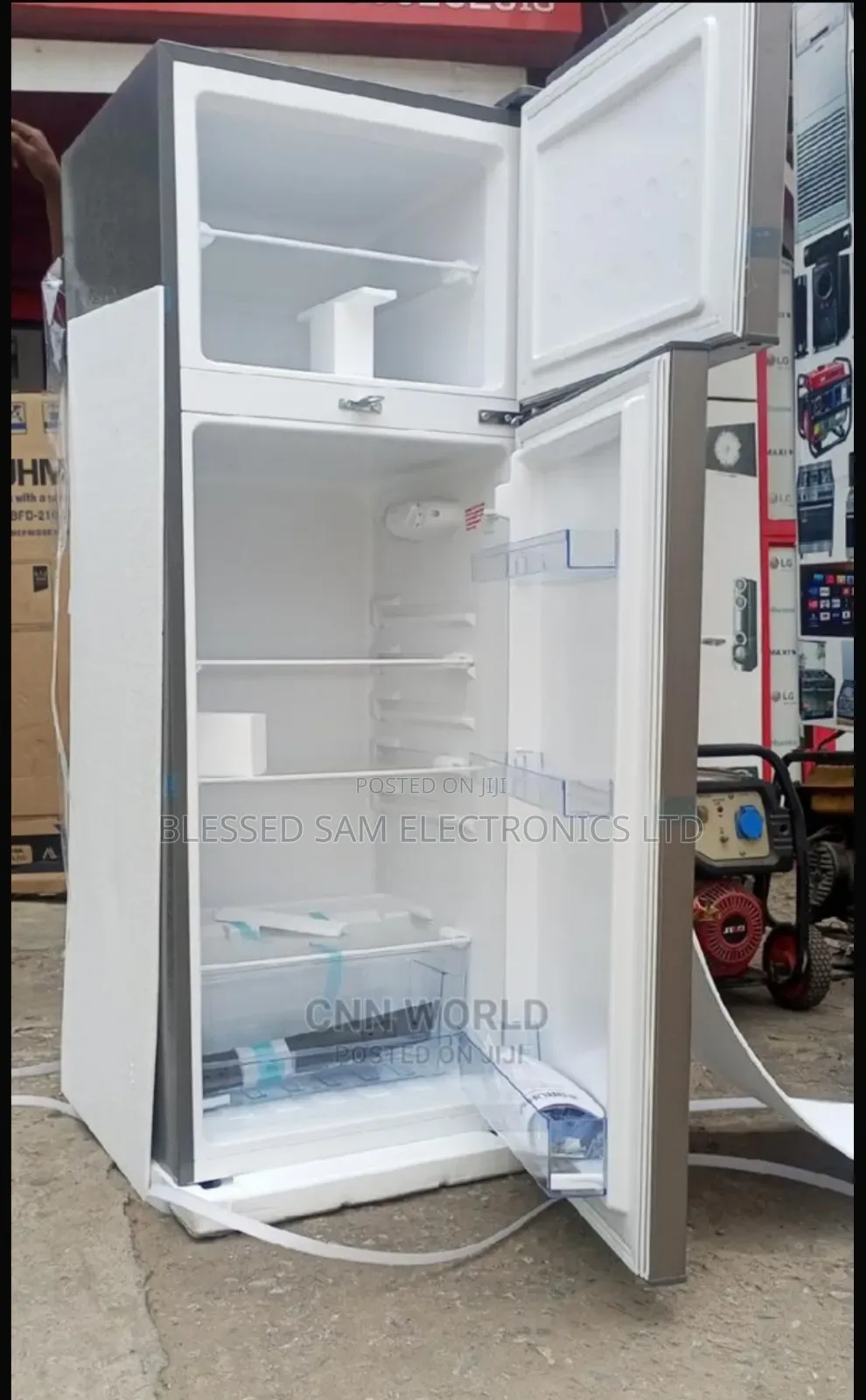 Original Bruhm Standing Double Door 205l Fridge Fast Cooling