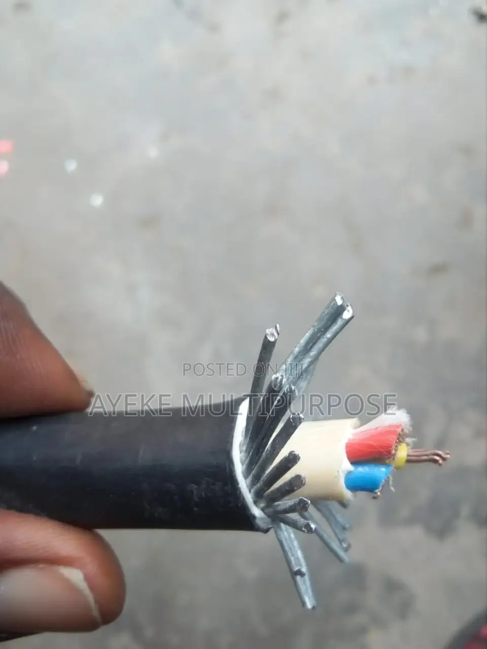 2.5mm X 3core Armoured Cable PVC/SWA/PVC
