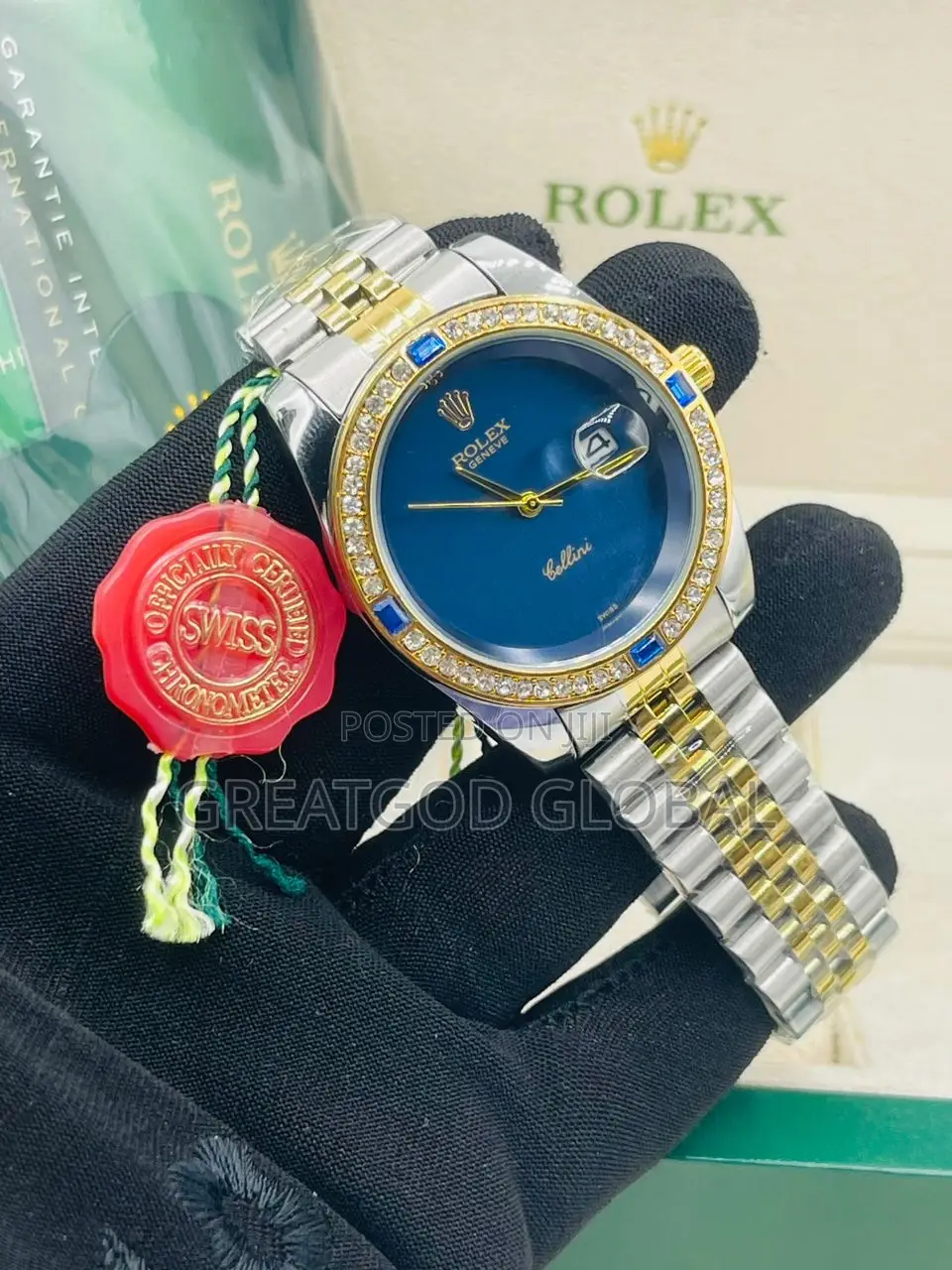 Rolex Chain Stock Dated Quality Wristwatch for Ladies