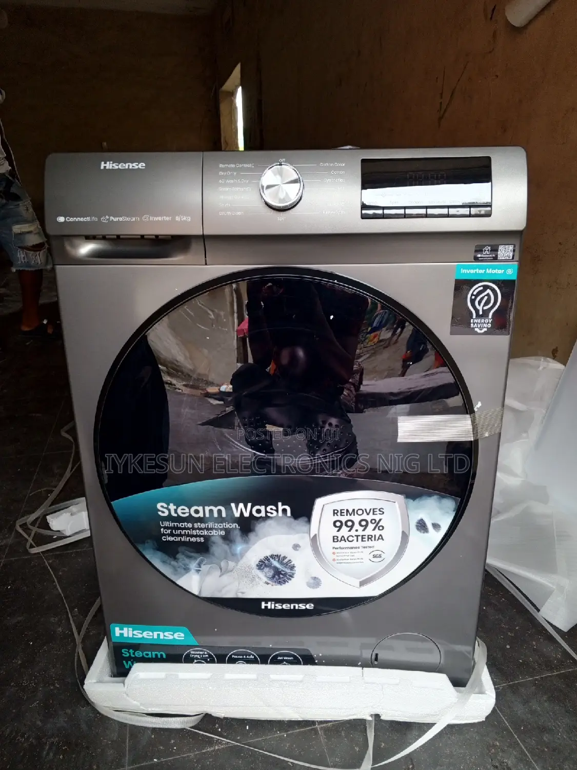 Original Hisense 8KG Washer Dryer Front Laod Washing Machi