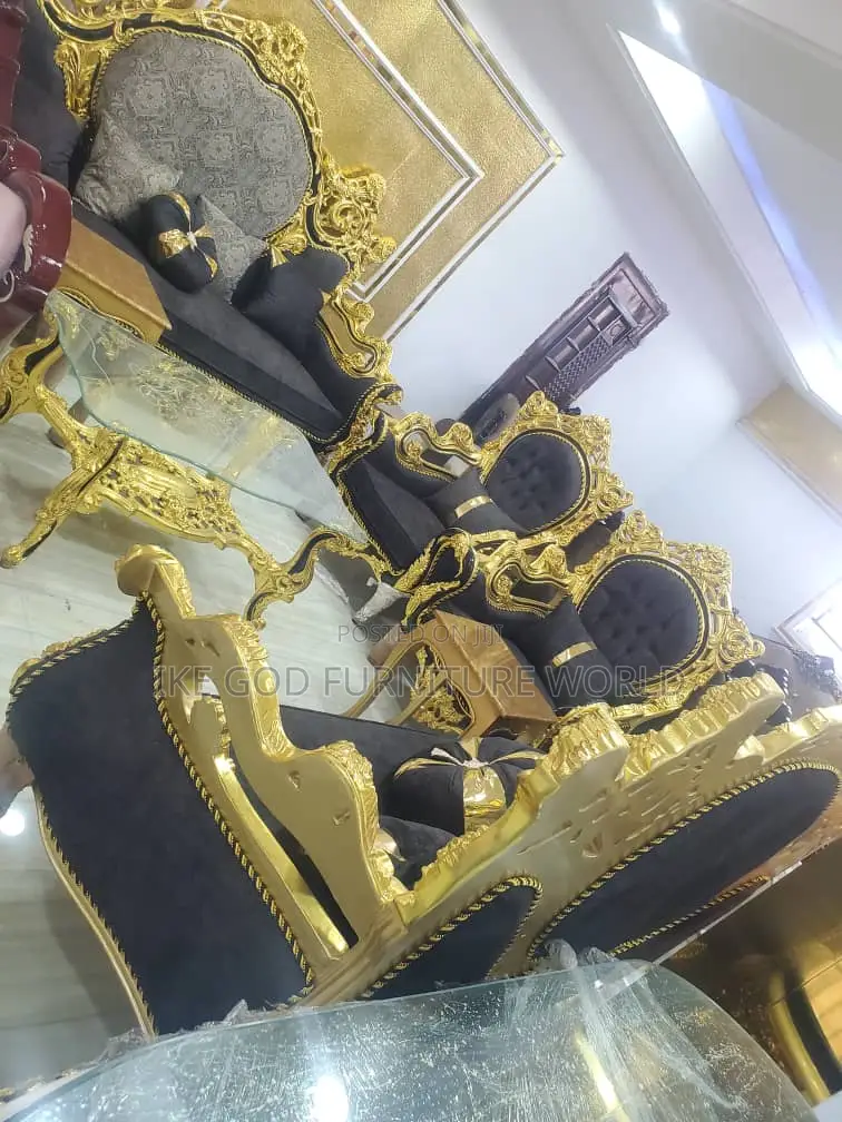 8seater Imported Turkish Royal Fabric Sofa Chair Complete Se