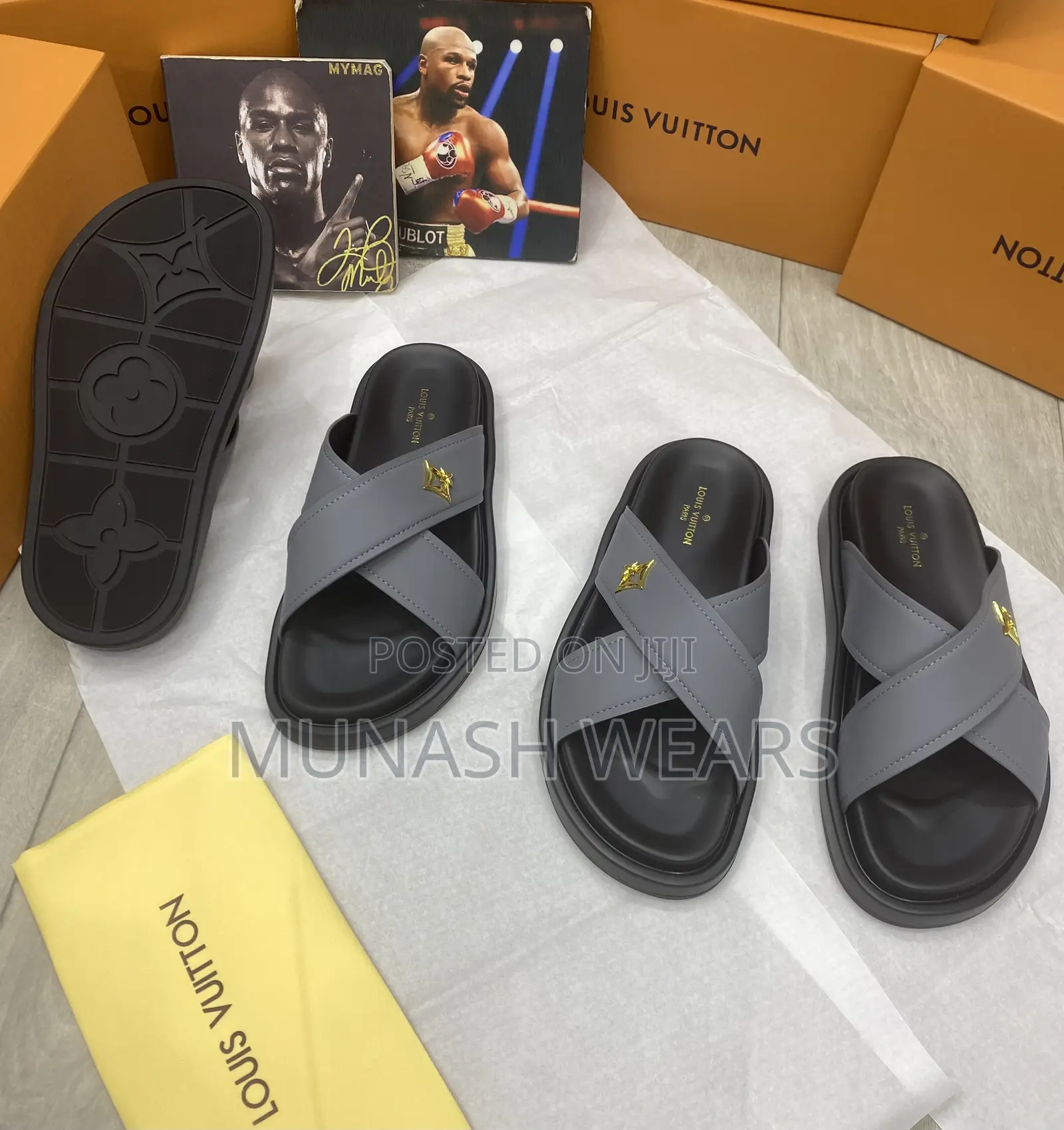 Louis Vuitton Leather Monogram
