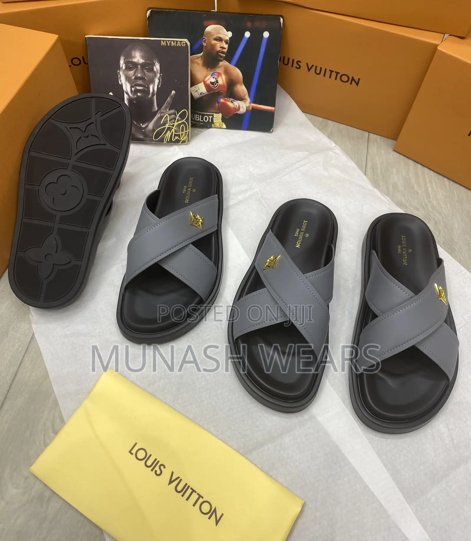 Louis Vuitton Leather Monogram