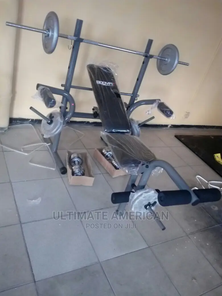 Bodyfit Weight Lifting Bench With 50kg Weight