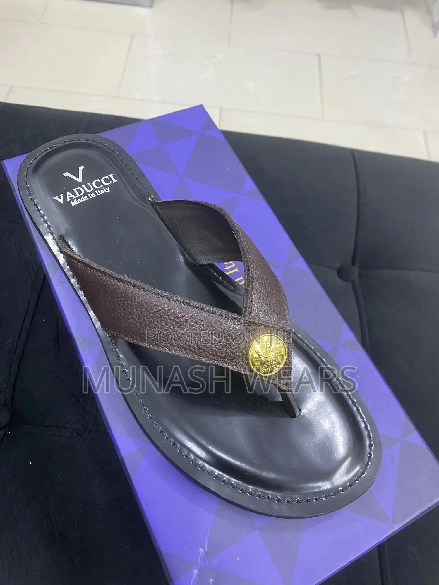 Italian Leather Slipers