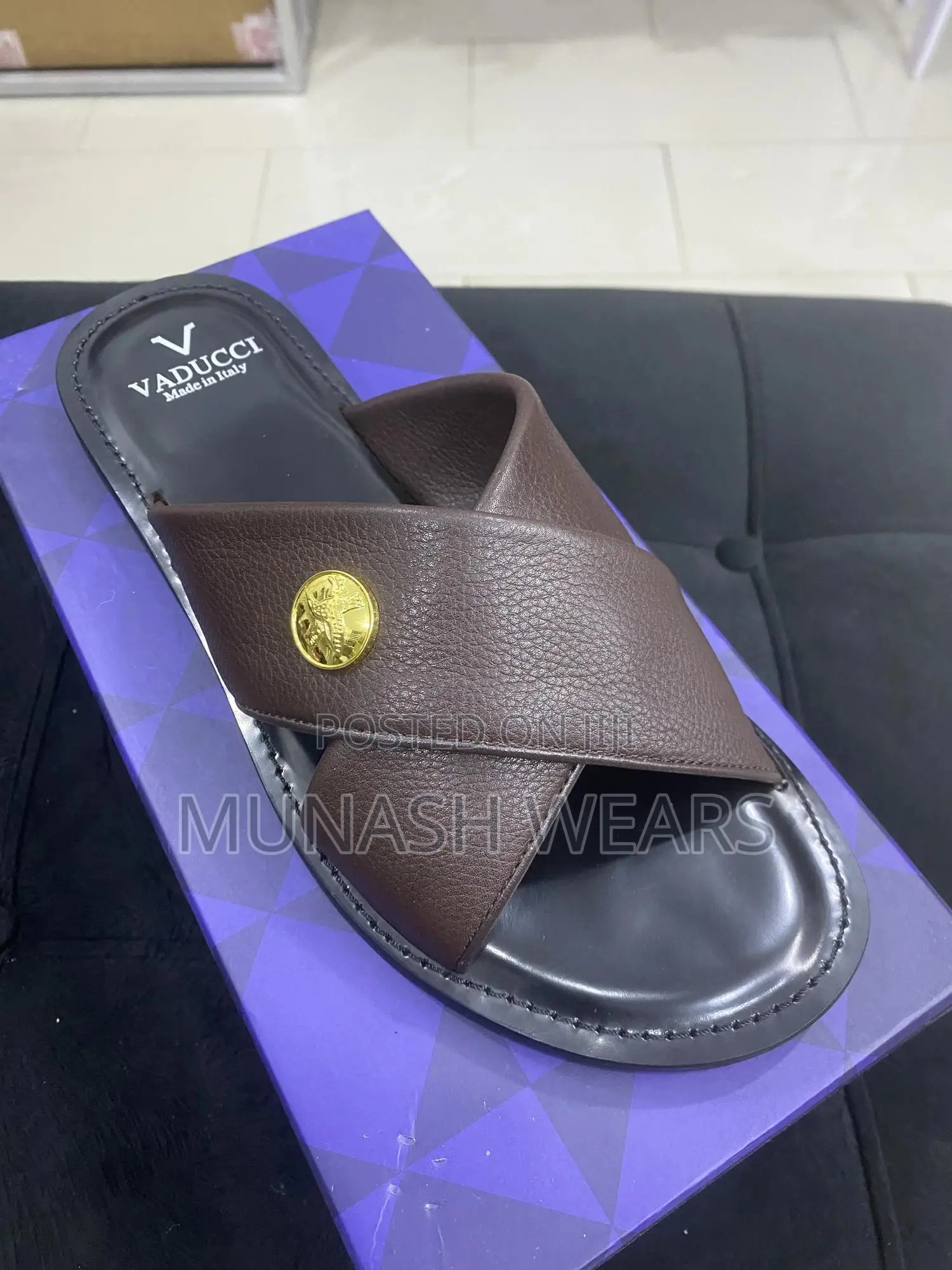 Italian Leather Slipers